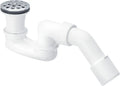 VIDAGE TUB DE DOUCHE VIEGA VARIOPLEX chromé avec grille bombee - decharge 52 mm