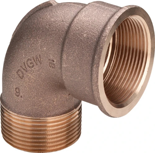 Viega bronze coude 90° MF 3/8 x 3/8
