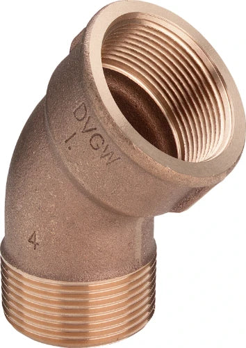 Viega bronze coude 45° MF 6/4 x 6/4