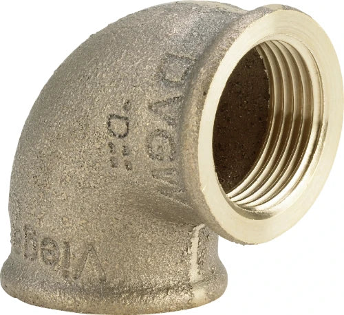 Viega bronze coude 90° FF 3/4 x 3/4
