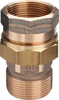 Viega bronze raccord 3-pièces droit joint plat MF 3/4 x 3/4