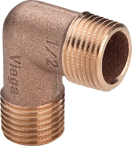 Viega bronze coude 90° MM 4/4 x 4/4