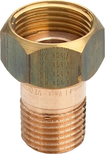 Viega bronze raccord 2-pièces avec écrou libre MF 4/4 x 5/4