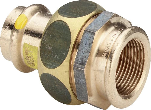 Viega Profipress Gas raccord union en 3 pieces joint conique FF 15 x 1/2 F