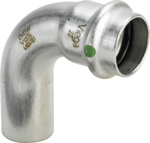 Viega Sanpress Inox coude coulissant 90° MF 15 x 15 mm