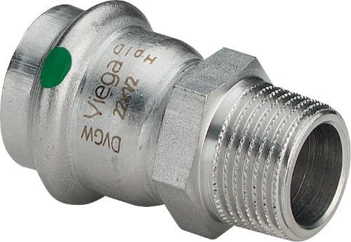 Viega Sanpress Inox raccord de transition MF 28 x 4/4 M