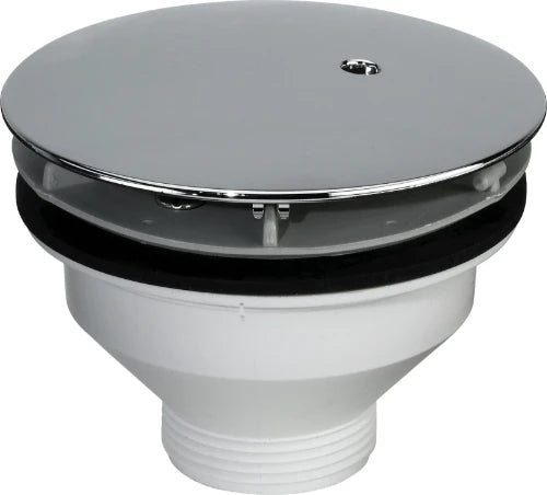 Viega Tempoplex vidage pour douche 90 mm x 6/4 - chromé - inclusif set de finition - évacuation verticale - sans siphon