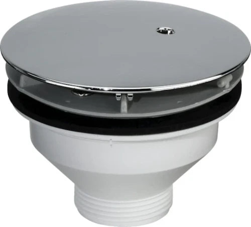 Viega Tempoplex vidage pour douche 90 mm x 6/4 - chromé - inclusif set de finition - évacuation verticale - sans siphon