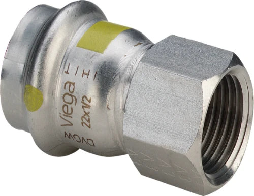 Viega Sanpress Gaz inox raccord de transition FF 28 x 4/4 F