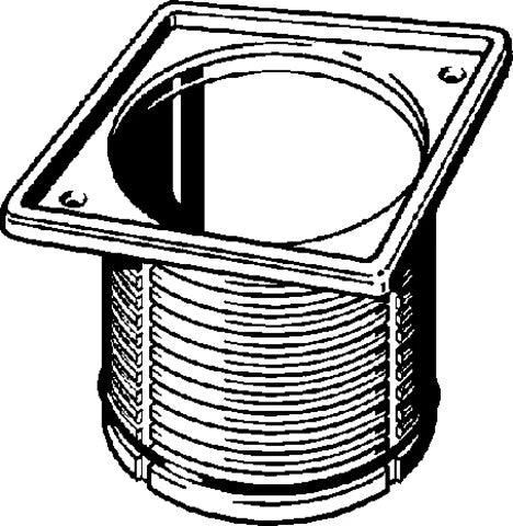 REHAUSSE VIEGA ADVANTIX 15 X 15 pour siphon de sol