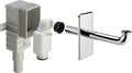 Viega PP siphon encastré pour lavabo 5/4 x 40/50 mm - chromé - in hauteur réglable - convient pour lavabo PMR