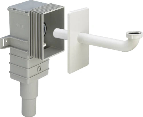Viega PP siphon encastré pour lavabo 5/4 x 40/50 mm - blanc - in hauteur réglable - convient pour lavabo PMR