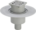 SIPHON DE SOL VIEGA ADVANTIX 100 - 100 o avec grille rvs-verticale-a/cmabre de compensation