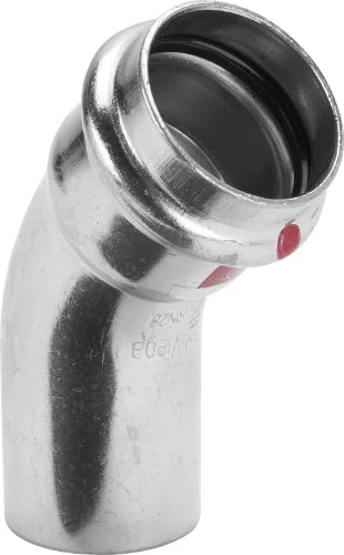 Viega Prestabo acier zingué coude coulissant 45° MF 28 x 28 mm