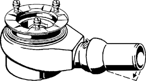 Viega Tempoplex siphon de douche 90 mm - nu - sans set de finition - évacuation horizontale