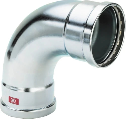 Viega Prestabo acier zingué XL coude 90° FF 64 x 64 mm