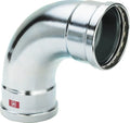 Viega Prestabo acier zingué XL coude 90° FF 76,1 x 76,1 mm