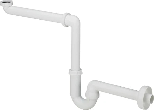 Viega PP siphon tubulaire simple 5/4 x 32 mm gain de place - blanc