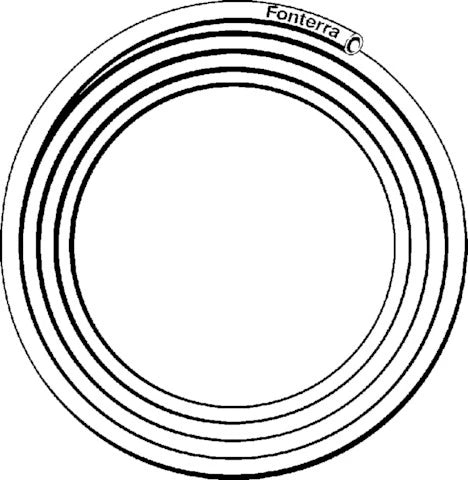 Viega Fonterra tuyau chauffage sol 15 x 1,5 mm (rouleau 240m) - rouge - prix par mètre