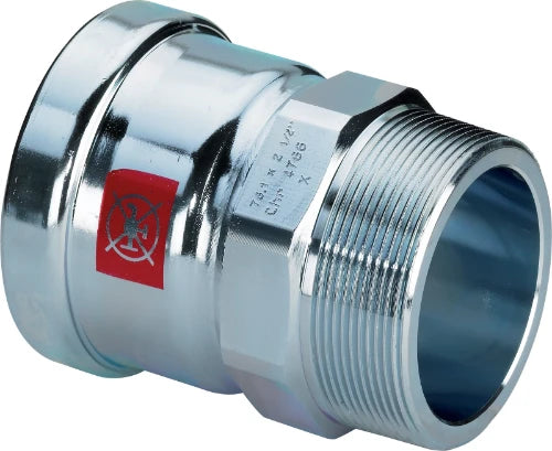 Viega Prestabo acier zingué XL raccord de transition MF 76,1 x 2 1/2 M