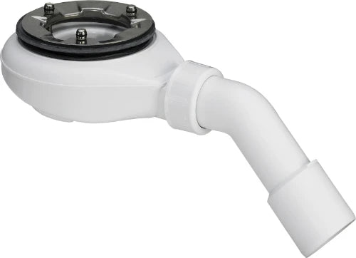 Viega Tempoplex siphon de douche 90 mm - nu - sans set de finition - évacuation horizontale - hauteur de montage 60 mm