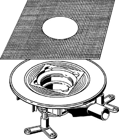 SIPHON DE SOL VIEGA ADVANTIX DN 50 gris synthetique
