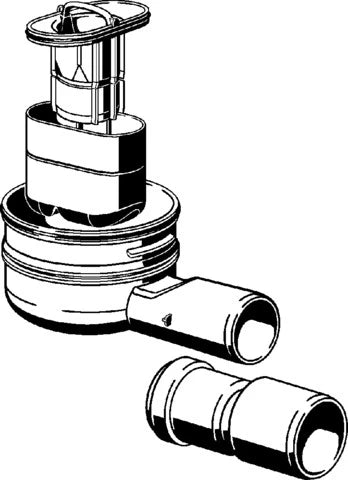 Viega Advantix siphon pour rigole de douche - hauteur de montage 95 mm
