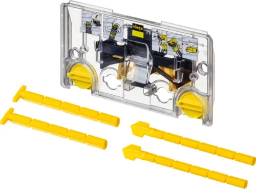 PLAQUE DE PROTECTION VIEGA gris jaune ral 7034 synthetique