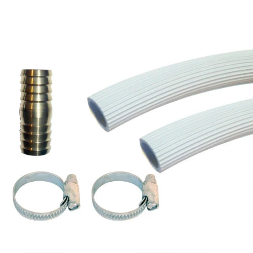 DBJ Flexible 1500 - mm 3/4 gris caoutchouc pour écoulement p/ machine à laver
