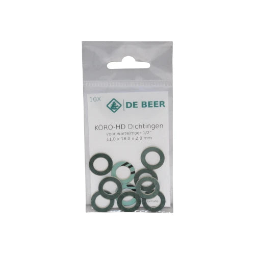 DBJ Koro HD joint 3/8 - 9 x 14 x 2 mm (sachet 10p) - bleu/vert - prix par set