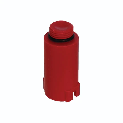 DBJ bouchon 1/2 - rouge - pour tests d'étanchéité