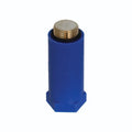 Henco afdrukplug m messing schroefdraad blauw 1/2" - 80mm