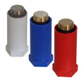 Henco afdrukplug m messing schroefdraad rood 1/2" - 80mm