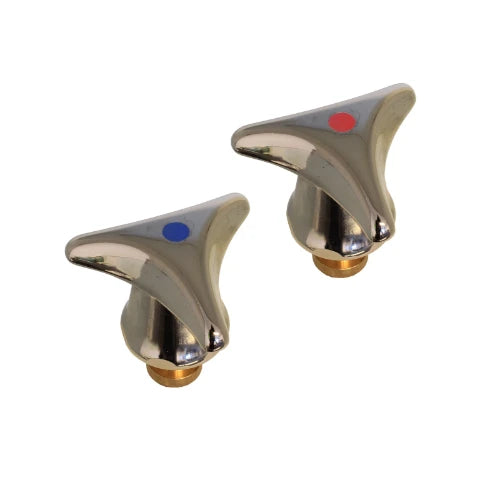 DBJ cartouche de robinet avec poignée en étoile comp rouge - chaud 3/8" chromé