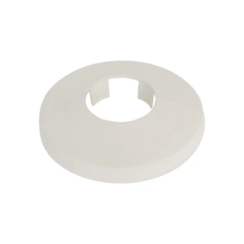 rosace plastique 18mm blanc