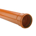 Eupen Eucarigid-RE PVC RIO tuyau avec manchon 125 x 3,2 mm (longueur 3m) - orange - prix par mètre