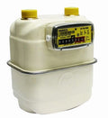 Aquatel G compteur à gaz à membrane G10 4/4 - 16m³/h - avec raccords - prévu pour émetteur d’impulsions