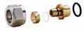 Giacomini raccord à compression 16AA x 16/2,0 mm - pour tuyau multicouches