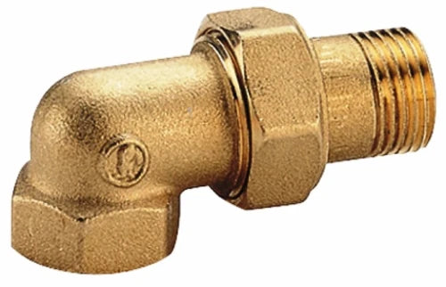 Giacomini laiton raccord en 3 pièces équerre MF 4/4 x 4/4