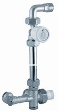 Giacomini  R436M-1 ens. mono-tube mur rob. droit+courbe aa 1/2" X18X16