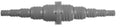 Airfit téton droit 8-25 mm x 8-25 mm - gris