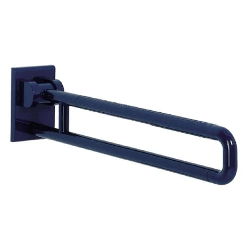 Normbau Nylon Care Barre d'appui rabattable NY.447.070, L = 900 mm, Blanc 019