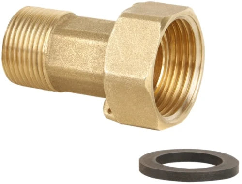 Rossweiner laiton raccord 2-pièces inclusif joint MF 1/2 x 3/4 - prix par pièce