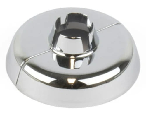 Begetube Optima rosace de finition simple - chromé
