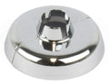 Begetube Optima rosace de finition simple - chromé