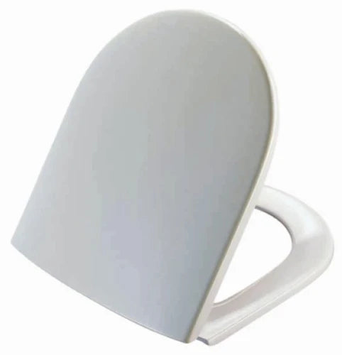 Pressalit Happy D siège des toilettes - blanc antibacterieel - scharnier BR7 inox