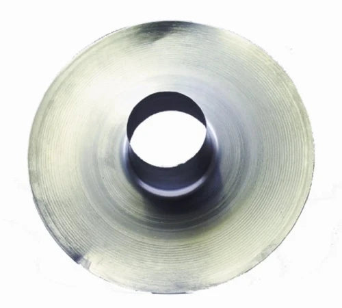 Burgerhout NEN7203 Alu noir plaque pour toit plat S153 - 130 mm