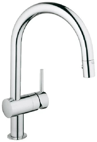 Grohe Minta mitigeur cuisine - chromé - douchette extractible
