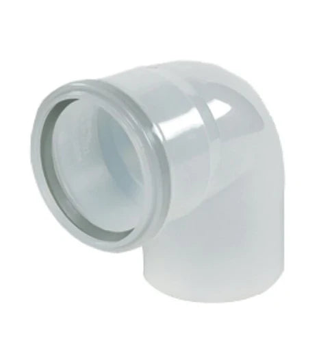 Ubbink Rolux PP coude 90° MF 80 x 80 mm - blanc