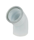 Ubbink Rolux PP coude 45° MF 80 x 80 mm - blanc